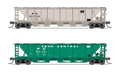 Broadway Limited Train 7257 N H32 Covered Hopper 2pk PC Variety