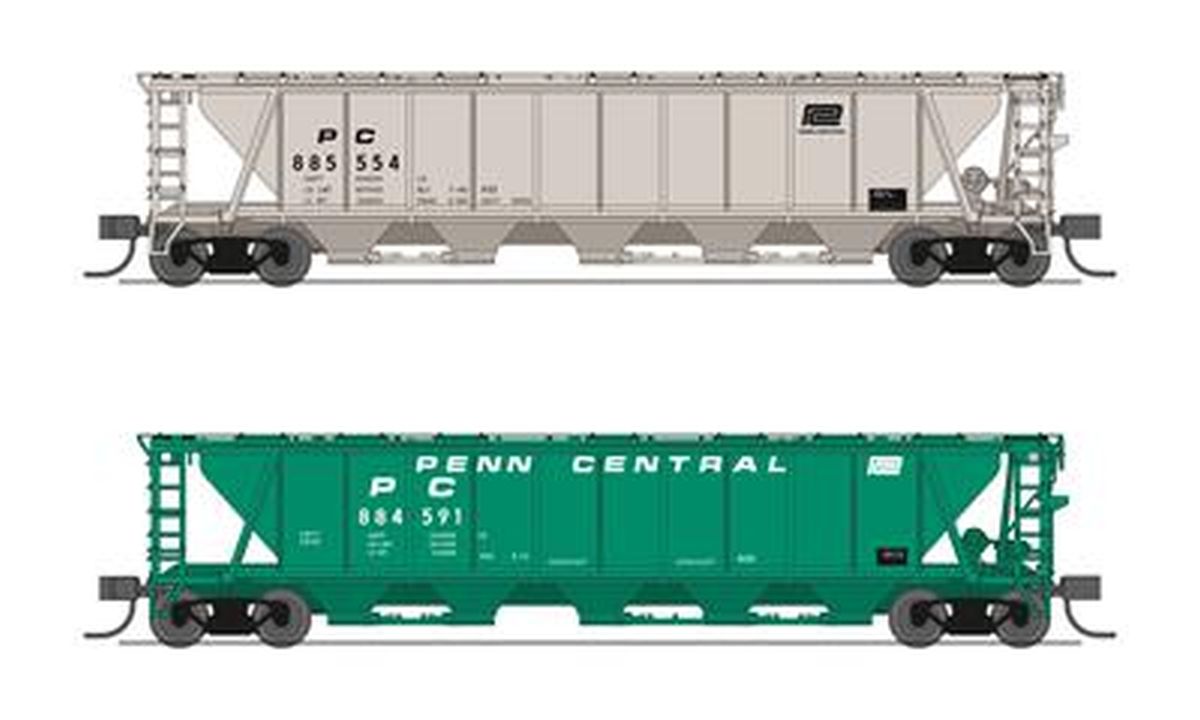 Broadway Limited Train 7257 N H32 Covered Hopper 2pk PC Variety