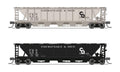 Broadway Limited Train 7259 N H32 Covered Hopper 2pk C&O Variety