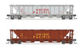 Broadway Limited Train 7263 N H32 Covered Hopper 2pk UP Variety