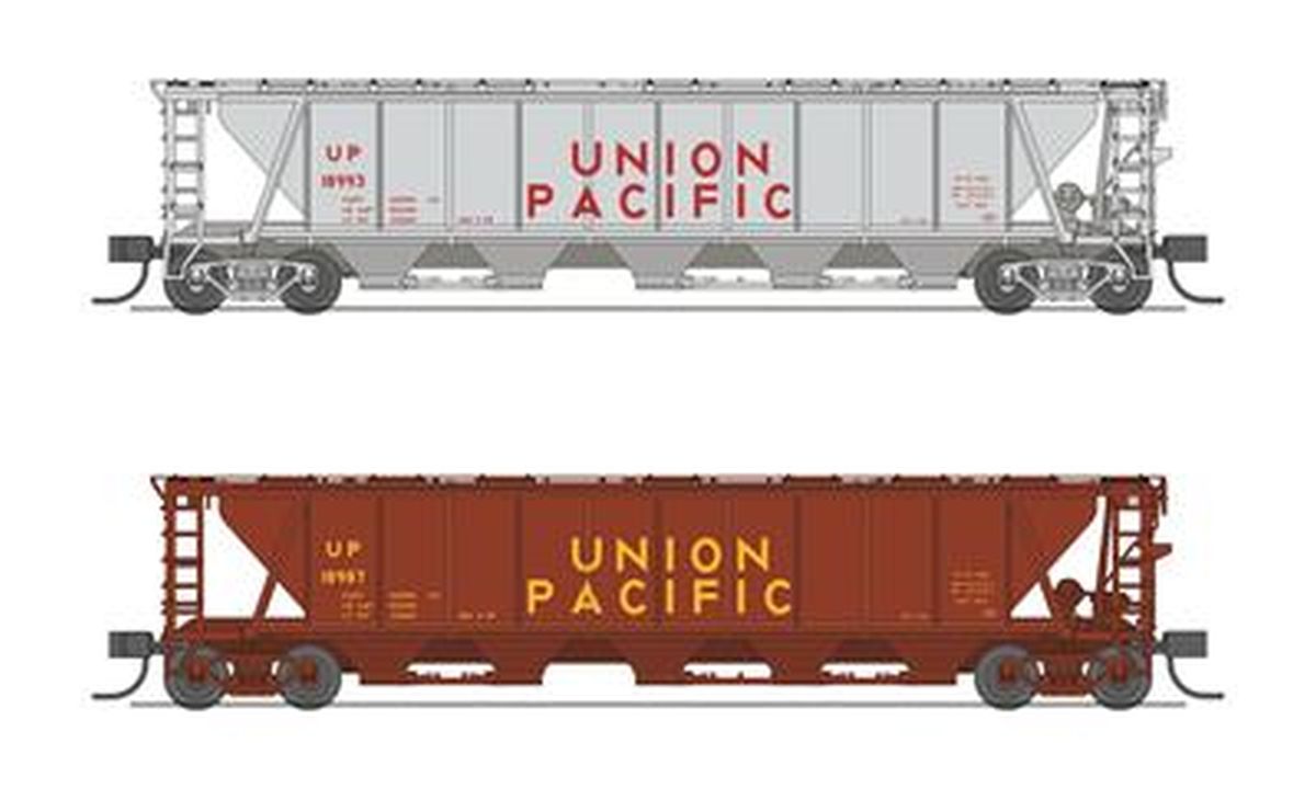 Broadway Limited Train 7263 N H32 Covered Hopper 2pk UP Variety