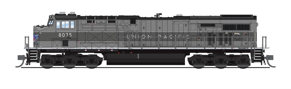 Broadway Limited Train 7308 N P4 ES44AC Diesel UP #8075/TTG w/Aluminum DC/DCC Sound