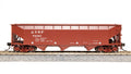 Broadway Limited Train 7378 HO AAR 70t Hopper SF #78361/oxide red