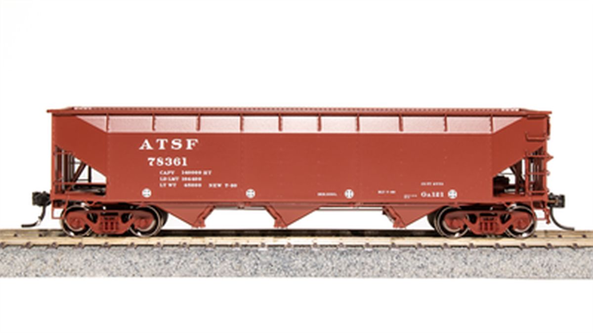 Broadway Limited Train 7378 HO AAR 70t Hopper SF #78361/oxide red