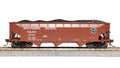 Broadway Limited Train 7385 HO AAR 70t Hopper SP(T&NO) #4520/oxide red
