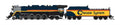 Broadway Limited Train 7406 N P4 RDG T-1 4-8-4 Steam Loco #2101/Chessie Steam Special DC