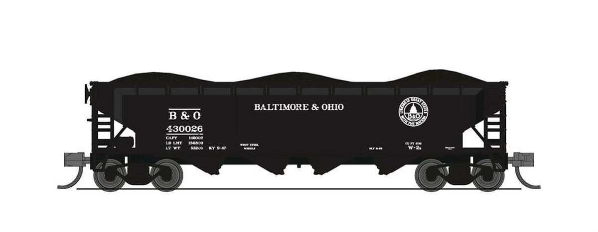 Broadway Limited Train 7421 N ARA 70t Quad Hopper 4pk B B&O/Capital Dome
