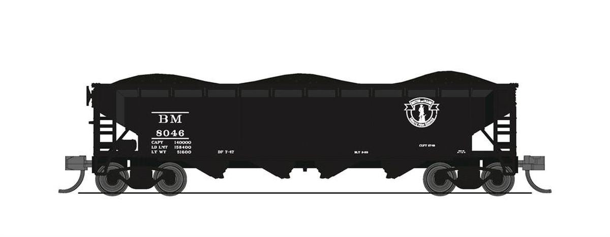Broadway Limited Train 7424 N ARA 70t Quad Hopper 4pk A B&M/post-1947 Minute Man