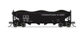 Broadway Limited Train 7427 N ARA 70t Quad Hopper 4pk B C&O/1940s Appearance