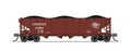 Broadway Limited Train 7428 N ARA 70t Quad Hopper 4pk MILW 30s/40s CMStP&P