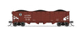 Broadway Limited Train 7433 N ARA 70t Quad Hopper 4pk SF/Fantasy Paint Scheme