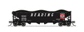 Broadway Limited Train 7436 N ARA 70t Quad Hopper 4pk RDG/Fantasy Paint Scheme