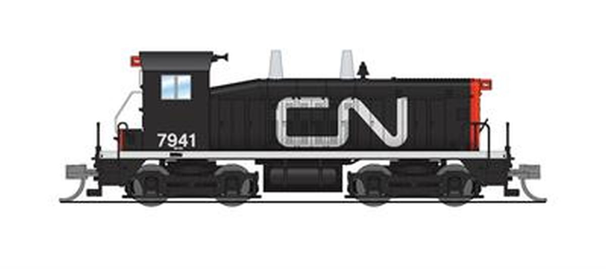 Broadway Limited Train 7489 N NW2 Diesel CN #7957/Noodle DC/DCC Sound