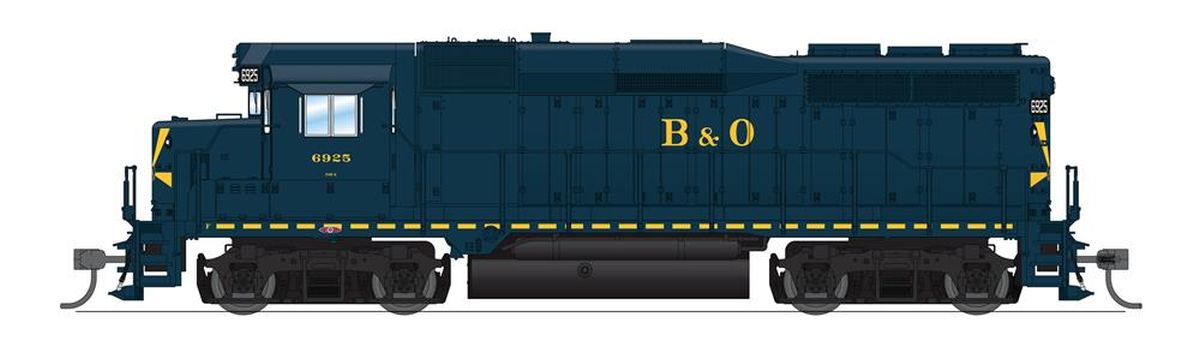 Broadway Limited Train 7565 HO P4 GP30 Diesel B&O #6914/As-Delivered DC/DCC Sound