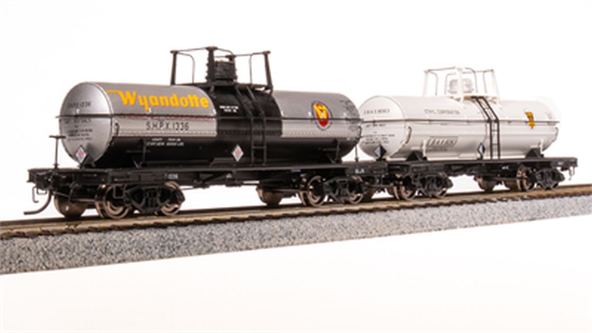 Broadway Limited Train 7666 HO 6000g Tank Car 2pk Ethyl Corp/Wyandotte