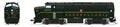 Broadway Limited Train 7693 HO P4 BF-16 Sharknose A Diesel PRR #2002A/1-Stripe DC/DCC So