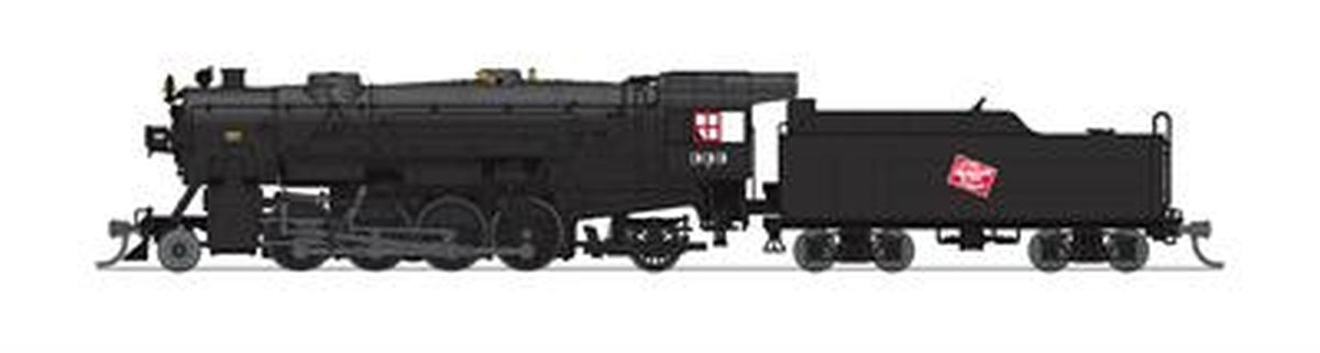 Broadway Limited Train 7836 N USRA Hvy.Mikado Steam Loco Milw #333 DC/DCC Sound