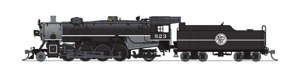 Broadway Limited Train 7851 N USRA Lt.Mikado Steam Loco ACL #836 DC/DCC Sound