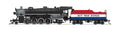 Broadway Limited Train 7865 N USRA Lt.Mikado Steam Loco War Bonds #712/red wht blu DC/DC