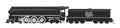 Broadway Limited Train 7875 HO HY NH I-5 4-6-4 Steam Loco #1404/Large Script DC/DCC Soun