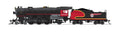 Broadway Limited Train 7982 N P4 USRA 4-6-2 Hvy.Pacific Steam Loco SF #3449/Warbonnet DC