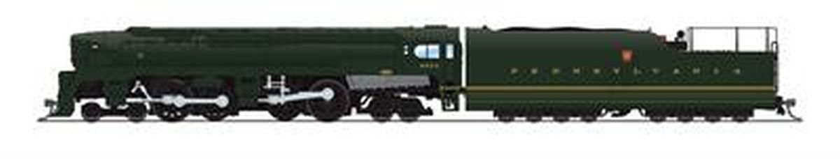 Broadway Limited Train 8022 N P4 PRR T1 4-4-4-4 #5525 Steam Loco DC/DCC Sound