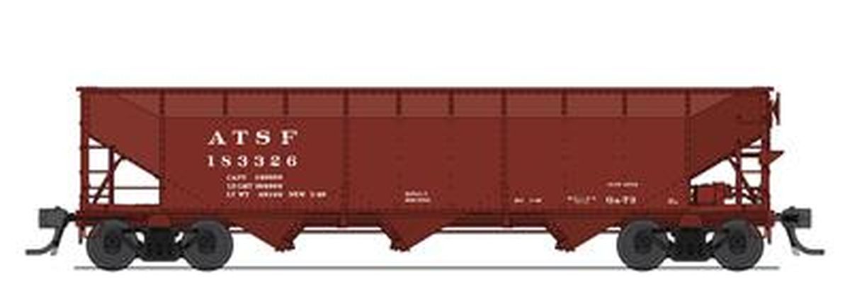 Broadway Limited Train 8102 HO AAR 70t 3-Bay Hopper SF #183357