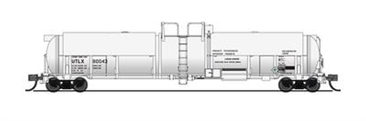 Broadway Limited Train 8147 N Cryogenic Tank Cars 2pk UTLX/wht