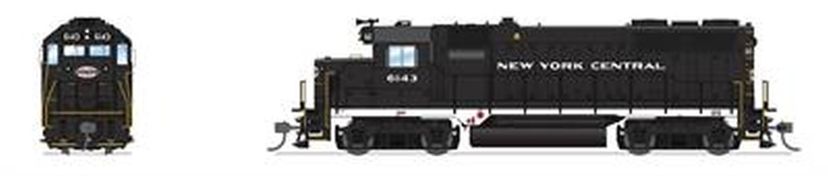 Broadway Limited Train 8225 HO GP35 Diesel NYC #6143/blk&wht DCC Ready