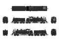 Broadway Limited Train 8253 HO Class D 4-Truck Shay C&O #3/In-Service DCC Ready