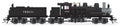 Broadway Limited Train 8262 HO Class D 4-Truck Shay Red River Lumber #300 DCC Ready
