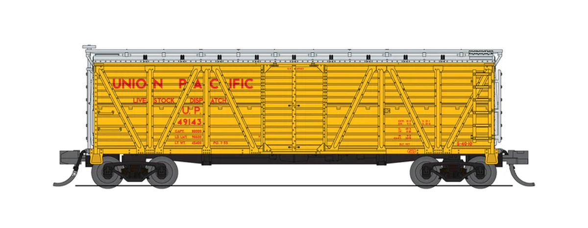 Broadway Limited Train 8463 N P4 Stock Car UP #49340/Mule Sounds