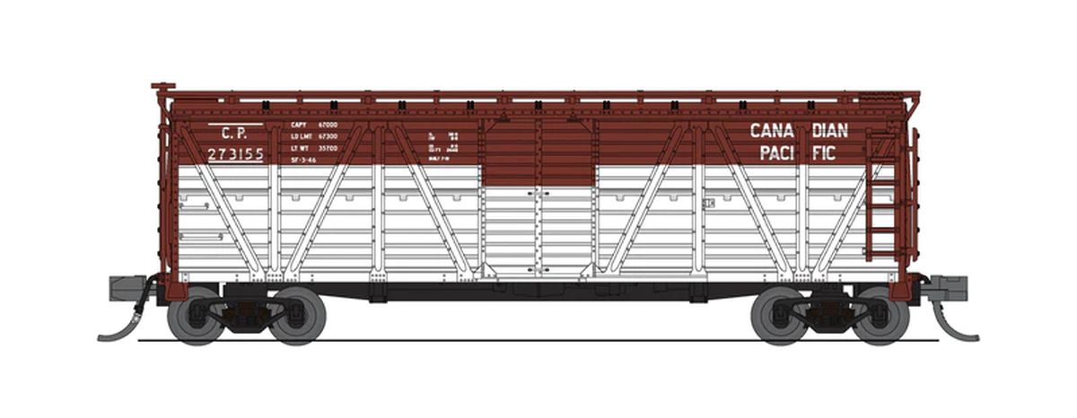 Broadway Limited Train 8483 N Stock Car 2pk CP
