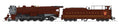 Broadway Limited Train 8519 N PRR M1b 4-8-2 Steam Loco #6744/Tuscan Scheme DC/DCC Sound