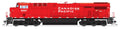 Broadway Limited Train 8536 HO P4 ES44AC Diesel CP #9537/Action Red DC/DCC Sound