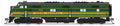 Broadway Limited Train 8766 N E7A Diesel MEC #708/grn&gold DC/DCC Sound
