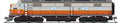 Broadway Limited Train 8768 N E7A Diesel Milw.Rd. #19B/gry&org DC/DCC Sound
