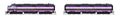 Broadway Limited Train 8788 N E7A Diesel ACL #526/Purple&SilverDCC Ready