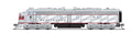 Broadway Limited Train 8817 N E8A Diesel CB&Q #9945B/sil w/red stripes DC/DCC Sound