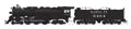 Broadway Limited Train 8864 HO HY ATSF 3460 Class 4-6-4 #3464 Post-1942 P4 Sound/DC/DCC