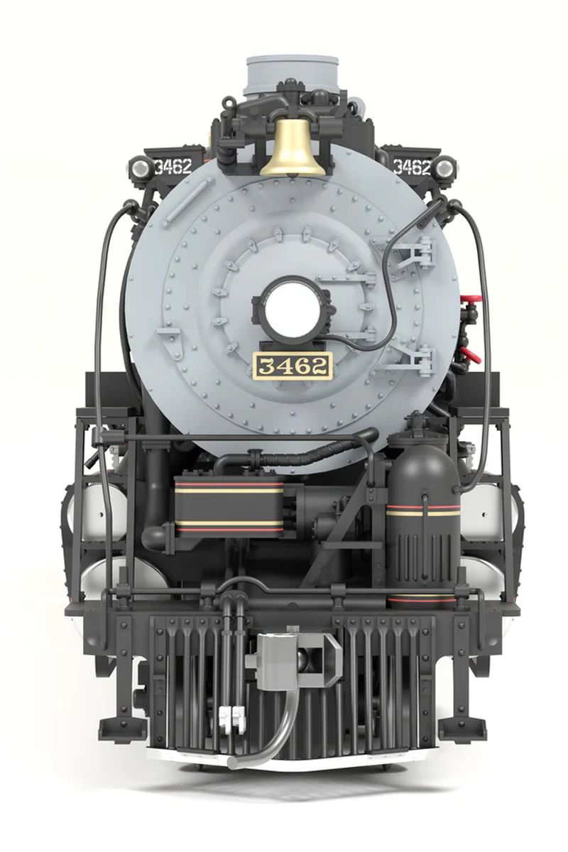 Broadway Limited Train 8866 HO HY ATSF 3460 Class 4-6-4 #3462 Ornate 1870s Fantasy Sche