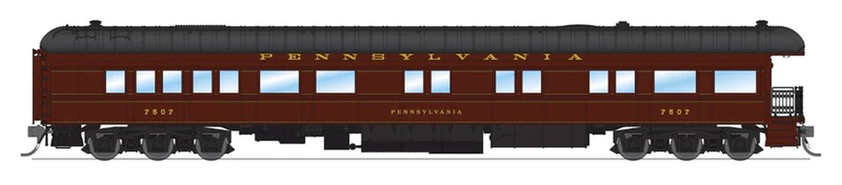 Broadway Limited Train 8970 HO PRR Business Car #7507 PRR