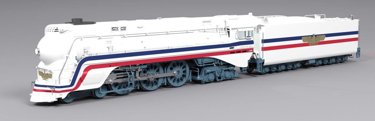 Broadway Limited Train 8986 HO Hudson Streamlined Freedom Train #3460 1947 Fantasy Paint