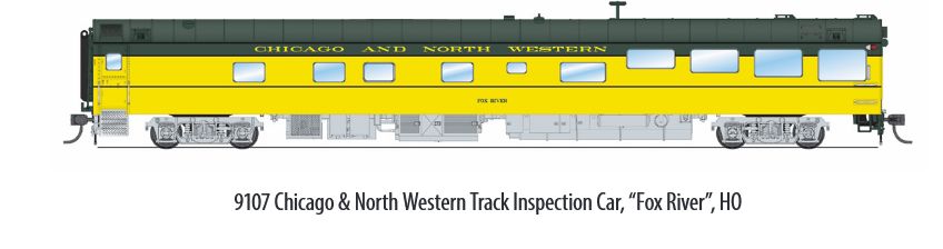 Broadway Limited Model Trains BLI9107 HO C&NW Fox River Theater Car
