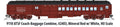 Broadway Limited Train 9110 HO Heavyweight Combine SF #2403/Mineral Red