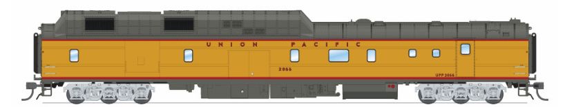 Broadway Limited Train 9124 HO UP Power Car #2066 w/o Roof Antenna w/Sound