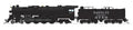 Broadway Limited Train 9404 N P4 SF 4-8-4 Northeren Steam Loco #3761/In Service DC/DCC