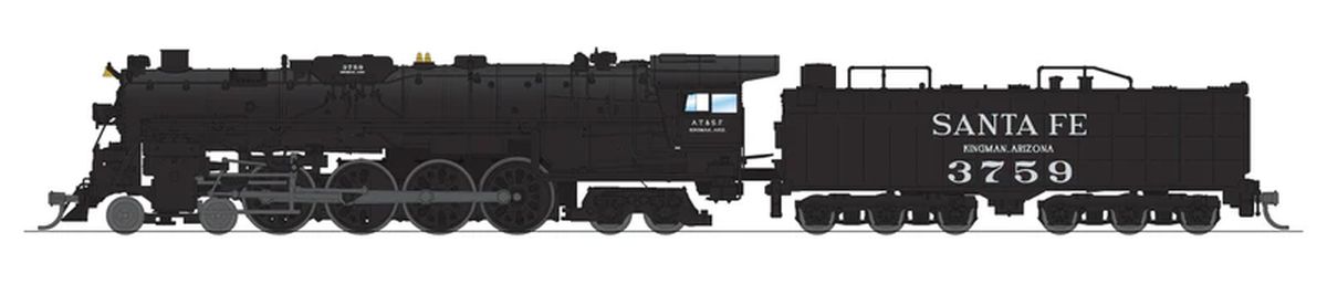 Broadway Limited Train 9404 N P4 SF 4-8-4 Northeren Steam Loco #3761/In Service DC/DCC