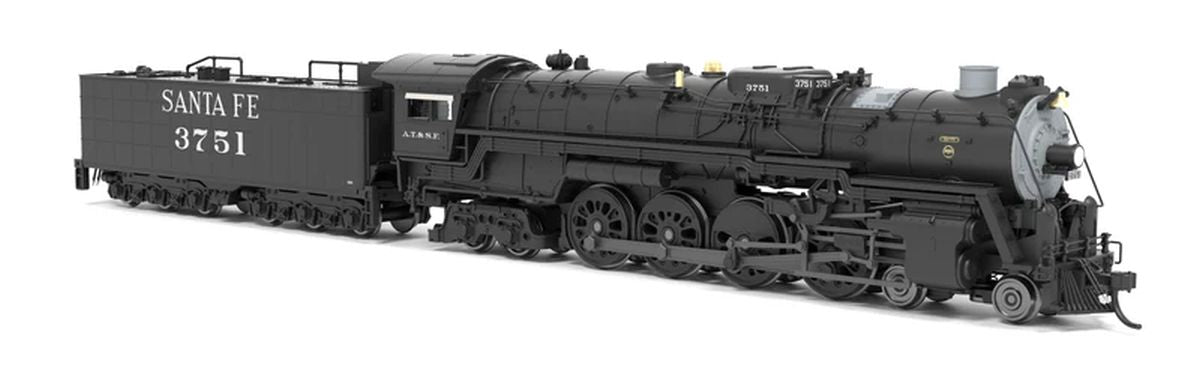 Broadway Limited Train 9410 N SF 4-8-4 Northeren Steam Loco #3751/Today DCC Ready