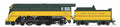 Broadway Limited Train 9540 HO HY C&NW 4-6-2 Yellow Jacket #1617/1942 Scheme DC/DCC Soun